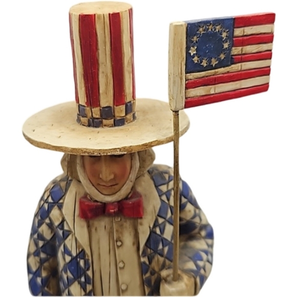 JIM SHORE God Bless America Uncle Sam figurine - Picture 2 of 14
